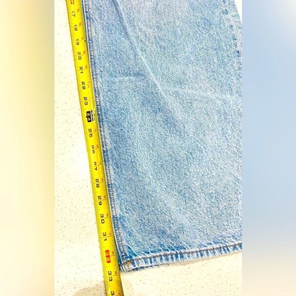 American Eagle Stovepipe Distressed Stretch Jeans 14 Long 32x33 NWT - Picture 6 of 12